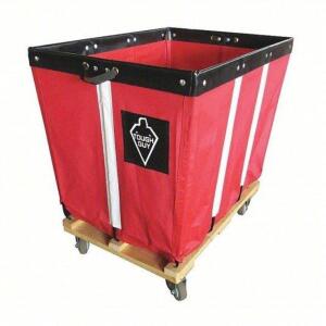 DESCRIPTION: (1) PERMANENT VINYL LINER BRAND/MODEL: TOUGH GUY #33W316 INFORMATION: RED, 600 LB CAPACITY, 20 CU FT SIZE: 40" X 28" X 36-1/2" RETAIL$: $
