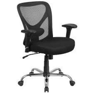 DESCRIPTION: (1) OFFICE CHAIR BRAND/MODEL: FLASH FURNITURE #420G60 INFORMATION: BLACK, MESH, HERCULES SIZE: 21-1/2" BACK HEIGHT RETAIL$: $513.15 EA QT