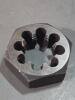 DESCRIPTION: (1) CARBON STEEL HEXAGON RETHREADING DIE BRAND/MODEL: GROVES 419-36300 SIZE: M36x3.0 RETAIL$: $35.53 QTY: 1