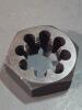 DESCRIPTION: (1) CARBON STEEL HEXAGON RETHREADING DIE BRAND/MODEL: GROVES 419-36300 SIZE: M36x3.0 RETAIL$: $35.53 QTY: 1 - 3