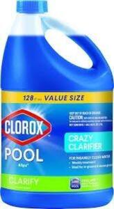 DESCRIPTION: (2) POOL WATER CLARIFIER BRAND/MODEL: CLOROX POOL AND SPA SIZE: 1 GALLON RETAIL$: $16.98 EA QTY: 2