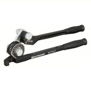 DESCRIPTION: (4) TUBE BENDER BRAND/MODEL: WESTWARD #3CYU7 INFORMATION: ALUMINUM / COPPER SIZE: 0-180 DEGREES, 11/16" RETAIL$: $16.01 EA QTY: 4