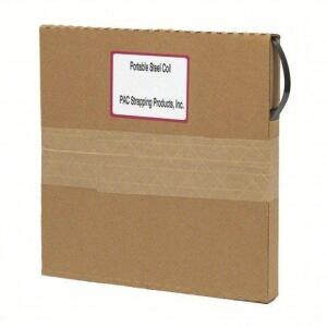 DESCRIPTION: (2) CASES OF STEEL STRAPPING BRAND/MODEL: 52YU47 SIZE: 0.017 in Strapping Thick, 1,275 lb Break Strength, Ribbon RETAIL$: $58.59 EA QTY: