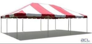 12X12 BURGUNDY TOP WEST COAST FRAME TENT #434