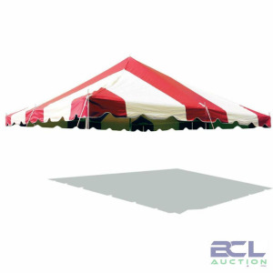 15X15 ORANGE/WHITE TOP WEST COAST FRAME TENT #436