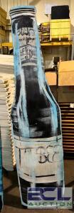 WOODEN BEER BOTTLE SIGN