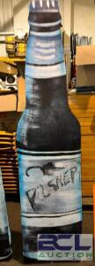 WOODEN BEER BOTTLE SIGN