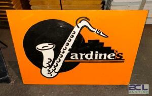 JAZZ WOODEN SIGN