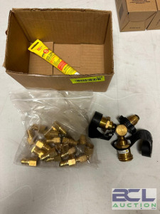 ASSORTED PROPANE TANK FITTINGS