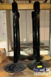 (4)- RETRACTABLE BARRIERS