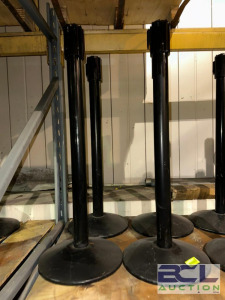 (4)- RETRACTABLE BARRIERS