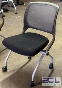 (2) - HIGH QUALITY ROLLING OFFICE CHAIRS