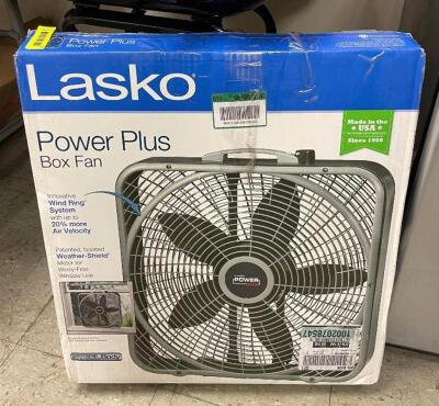 POWER PLUS BOX FAN