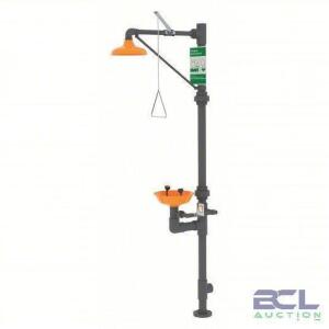 DESCRIPTION: (1) SHOWER WITH EYEWASH STATION BRAND/MODEL: GUARDIAN EQUIPMENT #6DGE7 INFORMATION: FLOOR MOUNT, UNCOVERED, PLASTIC BOWL, PLASTIC PIPE RE