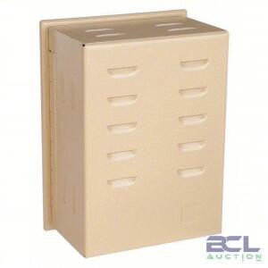 DESCRIPTION: (1) UNIVERSAL THERMOSTAT GUARD BRAND/MODEL: PRODUCT NUMBER #13J043 INFORMATION: HINGED, BEIGE, RING BASE, SOLID BASE, SINGLE WALL RETAIL$