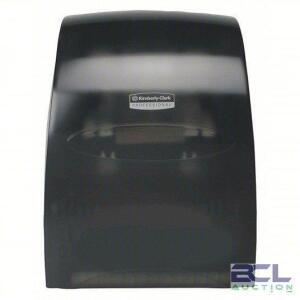 DESCRIPTION: (1) PAPER TOWEL DISPENSER BRAND/MODEL: KIMBERLY-CLARK #506K81 INFORMATION: HARDWOUND, 8 IN PAPER TOWEL WD, 1 1/2 IN, PLASTIC RETAIL$: $99
