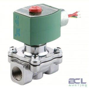 DESCRIPTION: (1) SOLENOID VALVE BRAND/MODEL: REDHAT #5LU10 INFORMATION: 2-WAY, NORMALLY CLOSED, 1/2 IN PIPE SIZE, 24V DC, EXPLOSION PROOF/WATERTIGHT R