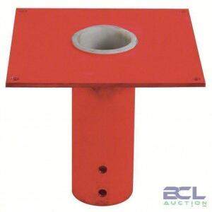 DESCRIPTION: (1) MOUNTING BASE BRAND/MODEL: DAYTON #33N390 INFORMATION: RED, WELDED STEEL, 2000 LB MAX RETAIL$: $361.95 EA QTY: 1