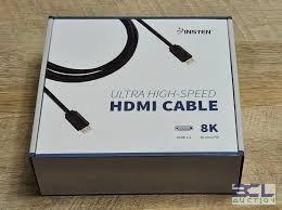 DESCRIPTION: (5) ULTRA HIGH SPEED HDMI CABLE BRAND/MODEL: INSTEN SIZE: 8K, 10' RETAIL$: $12.99 EA QTY: 5