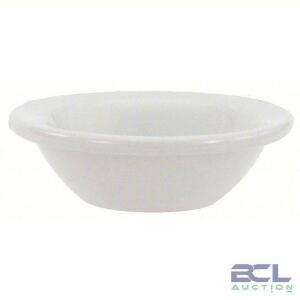 DESCRIPTION: (1) CASE OF (48) FRUIT BOWL BRAND/MODEL: CRESTWARE #21D231 INFORMATION: WHITE, CERAMIC SIZE: 4 OZ RETAIL$: $87.13 EA QTY: 1