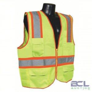 DESCRIPTION: (1) CASE OF (48) HIGH VIS VEST BRAND/MODEL: CONDOR #53YM65 INFORMATION: YELLOW SIZE: MED RETAIL$: $1,467.84 EA QTY: 1