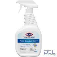 DESCRIPTION: (6) BLEACH GERMICIDAL CLEANER BRAND/MODEL: CLOROX HEALTHCARE #6VDE6 SIZE: 32 OZ RETAIL$: $140.00 TOTAL QTY: 6
