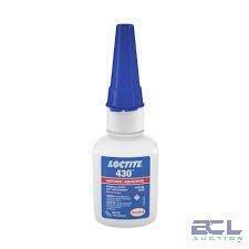 DESCRIPTION: (6) INSTANT ADHESIVE BRAND/MODEL: LOCTITE 430 SIZE: 1 OZ RETAIL$: $30.42 EA QTY: 6