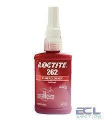 DESCRIPTION: (4) HIGH STRENGTH THREADLOCKER BRAND/MODEL: LOCTITE 262 SIZE: 1.69 FL OZ RETAIL$: $66.00 EA QTY: 4