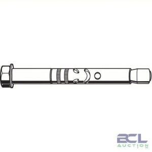 DESCRIPTION: (1) CASE OF (140) SLEEVE ANCHOR BRAND/MODEL: 177V74 SIZE: 3 in Overall Lg, 1/2 in Dia, 3/8" Thread Size RETAIL$: $383.00 EA QTY: 1