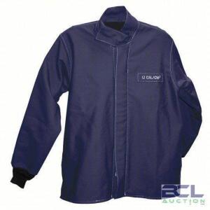 DESCRIPTION: (3) FIRE RESISTANT JACKET BRAND/MODEL: SALISBURY #40N603 INFORMATION: NAVY BLUE, REGULAR, COTTON, 2 PPE CAT SIZE: SMALL RETAIL$: $179.00