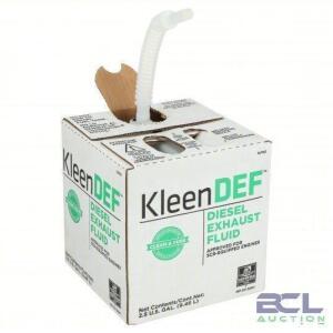 DESCRIPTION: (2) DIESEL EXHAUST FLUID BRAND/MODEL: KLEEN DEF #54UD30 SIZE: 2.5 GAL RETAIL$: $12.33 EA QTY: 2