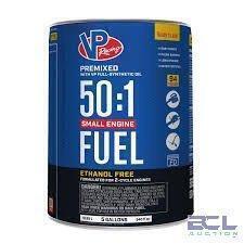 DESCRIPTION: (1) PRE MIXED GAS AND OIL BRAND/MODEL: VP SMALL ENGINE FUELS INFORMATION: 50:1 SIZE: 5 GALLON RETAIL$: $100.00 EA QTY: 1