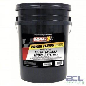DESCRIPTION: (1) HYDRAULIC OIL BRAND/MODEL: MAG 1 #43Y923 SIZE: 5 GALLON RETAIL$: $104.00 EA QTY: 1