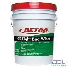 DESCRIPTION: (1) GE FIGHT BAC WIPES BRAND/MODEL: BETCO SIZE: 5 GALLON RETAIL$: $177.99 EA QTY: 1