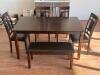 6 PC. DINNING TABLE SET - 2