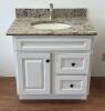 3 COMPARTMENT BATHROOM VANITY WITH FAUCET