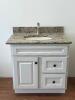 3 COMPARTMENT BATHROOM VANITY WITH FAUCET - 3
