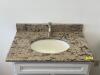 3 COMPARTMENT BATHROOM VANITY WITH FAUCET - 7