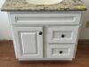 3 COMPARTMENT BATHROOM VANITY WITH FAUCET - 8