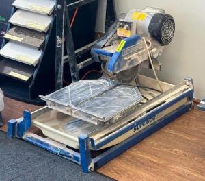 COMMERCIAL TILE WET SAW WITH STAND