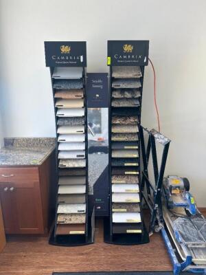 CAMBRIA QUARTZ SURFACES RETAIL DISPLAY RACK