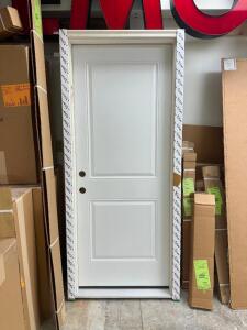 SELECT SERIES TWO PANNEL RH SWING PREHUNG DOOR