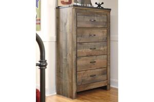 DESCRIPTION: (1) CHEST OF DRAWERS BRAND/MODEL: ASHLEY DESIGN RETAIL$: $529.99 SIZE: 15X32X54 QTY: 1