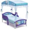 DESCRIPTION: (1) TODDLER CANOPY BED BRAND/MODEL: DELTA CHILDREN INFORMATION: DISNEY FROZEN RETAIL$: $80.00 SIZE: 53.94"L x 29.13"W x 55.12"H QTY: 1