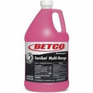 DESCRIPTION: (4) SANIBET MULTI-RANGE BRAND/MODEL: BETCO #23704-00 SIZE: 1 GALLON RETAIL$: $30.00 EA QTY: 4