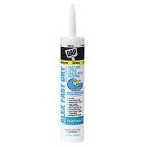DESCRIPTION: (6) SILICONIZED ACRYLIC LATEX CAULK BRAND/MODEL: DAP ALEX FAST DRY INFORMATION: WHITE SIZE: 10.1 OZ RETAIL$: $6.00 EA QTY: 6