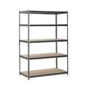 DESCRIPTION: (1) FREESTANDING SHELVES BRAND/MODEL: MUSCLE RACK # 572492581 RETAIL$: $128.95 SIZE: 51-3/5X18X3.5 QTY: 1