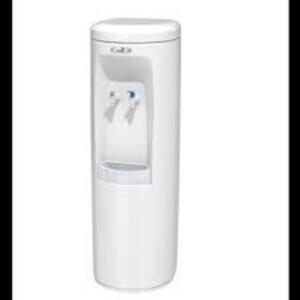 DESCRIPTION: (1) WATER COOLER BRAND/MODEL: OASIS INFORMATION: WHITE, ENERGY STAR, BLUE AND WHITE TABS RETAIL$: $502.32 EA QTY: 1