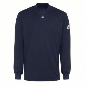 DESCRIPTION: (24) FLAME RESISTANT MOCK TURTLENECK SHIRT BRAND/MODEL: BULWARK #6ACL5 INFORMATION: NAVY BLUE, LONG SIZE: LARGE RETAIL$: $119.60 EA QTY: