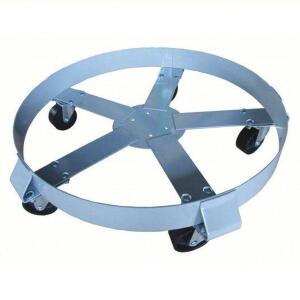 DESCRIPTION: (1) CROSS BRACE DRUM DOLLY WITH SUPPORT RING BRAND/MODEL: PART NUMBER #1XWA2 INFORMATION: GREY SIZE: 1,400 LOAD CAP RETAIL$: $133.99 EA Q